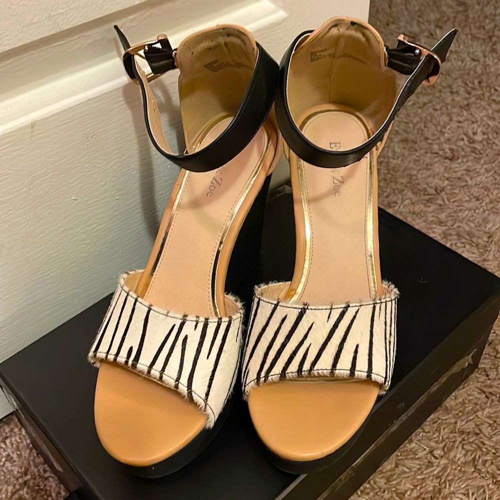 Eva & Zoe women wedge sandals